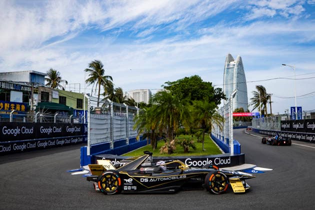 2026 FORMULA E SANYA ePRIX 77 BARNARD Taylor (gbr), DS Penske, DS E-Tense FE25, action during the 2026 Sanya ePrix, 11th round of the 2025-26 ABB FIA Formula E World Championship, WM, Weltmeisterschaft on the Sanya Street Circuit from June 18 to 20, 2026 in Sanya, China - SanyaChina  Copyright: xJULIENxDELFOSSEx