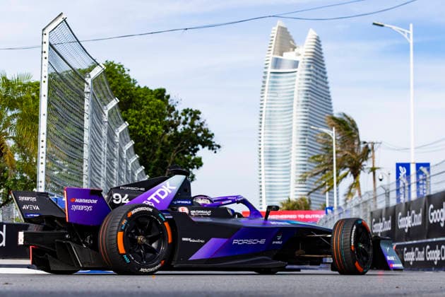 2026 FORMULA E SANYA ePRIX 94 WEHRLEIN Pascal (ger), Porsche Formula E Team, Porsche 99X Electric, action during the 2026 Sanya ePrix, 11th round of the 2025-26 ABB FIA Formula E World Championship, WM, Weltmeisterschaft on the Sanya Street Circuit from June 18 to 20, 2026 in Sanya, China - SanyaChina  Copyright: xJULIENxDELFOSSEx
