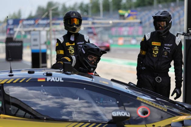 Pit lane, Detail, Mirko Bortolotti (I TGI Team by GRT), Lamborghini Temerario GT3 DTM (German Touring Car Championship) - Round 3 - Free Practice, DEKRA Lausitzring on 19.06.2026. Brandenburg Deutschland Copyright: xO.Franke,xSportblen.dex