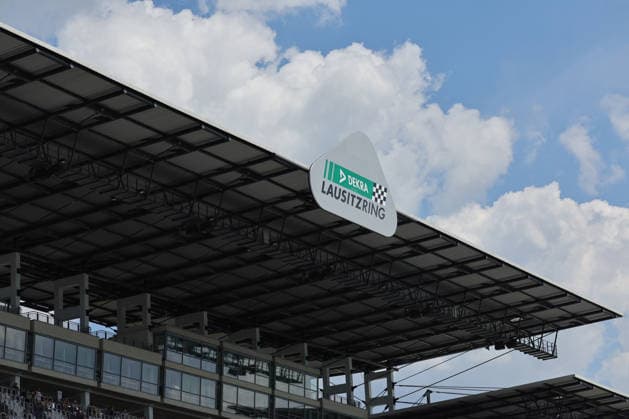 Pit lane, Detail, Stand, Logo Lausitzring, DTM (German Touring Car Championship) - Round 3 - Free Practice, DEKRA Lausitzring on 19.06.2026. Brandenburg Deutschland Copyright: xO.Franke,xSportblen.dex