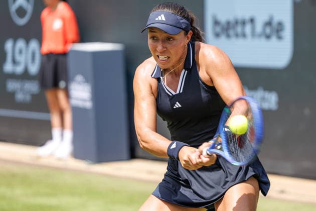Berlin, 15.06.26, Tennis: VANDA Pharmaceuticals BERLIN TENNIS OPEN 2026 im Steffi-Graf-Stadion. Damen, Einzel. J. Pegula (USA) vs M. Keys (USA). Jessica Pegula retourniert einen Ball. VANDA Pharmaceuticals BERLIN TENNIS OPEN 2026