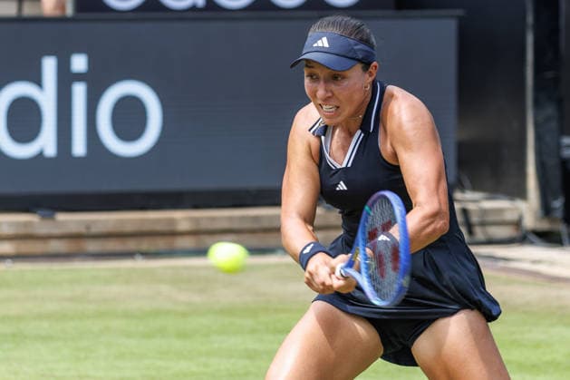 Berlin, 15.06.26, Tennis: VANDA Pharmaceuticals BERLIN TENNIS OPEN 2026 im Steffi-Graf-Stadion. Damen, Einzel. J. Pegula (USA) vs M. Keys (USA). Jessica Pegula retourniert einen Ball. VANDA Pharmaceuticals BERLIN TENNIS OPEN 2026