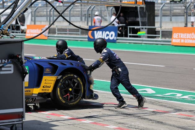 Pitlane, Detail, Arjun Maini (IND HRT Ford Racing, 36), Ford Mustang GT3 Evo, DTM (German Touring Car Championship) - Round 3 - Free Practice, DEKRA Lausitzring on 19.06.2026. Brandenburg Deutschland Copyright: xO.Franke,xSportblen.dex