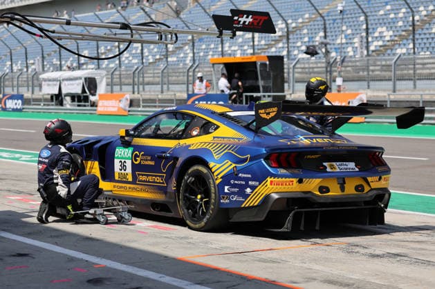 Pitlane, Detail, Arjun Maini (IND HRT Ford Racing, 36), Ford Mustang GT3 Evo, DTM (German Touring Car Championship) - Round 3 - Free Practice, DEKRA Lausitzring on 19.06.2026. Brandenburg Deutschland Copyright: xO.Franke,xSportblen.dex