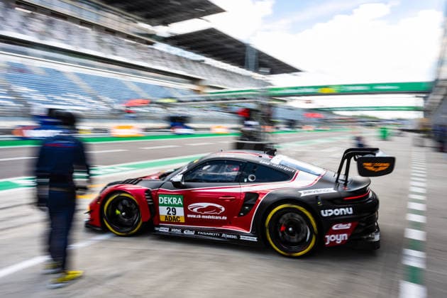 DTM, 5. + 6. Rennen DEKRA Lausitzring 2026 29 Porsche 911 GT3 R (992), Land Motorsport: Bastian Buus- picture by Gruppe C Photography Schipkau DEKRA Lausitzring Germany Copyright: xGruppexCxPhotographyx