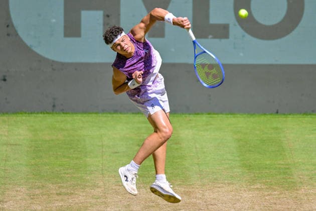 Ben Shelton USA 19.06.2026 ¢ Tennis ¢ TERRA WORTMANN OPEN ¢ ATP, Tennis Herren 500, heristo-arena-Halle (Westfalen), TERRA WORTMANN OPEN, NRW Germany