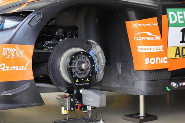 Pitlane, Detail, Marco Mapelli (I Red Bull Team Abt, 10), Lamborghini Temerario GT3, Detail of the brake system, DTM (German Touring Car Championship) - Round 3 - Free Practice, DEKRA Lausitzring on 19.06.2026. Brandenburg Deutschland Copyright: xO.Franke,xSportblen.dex