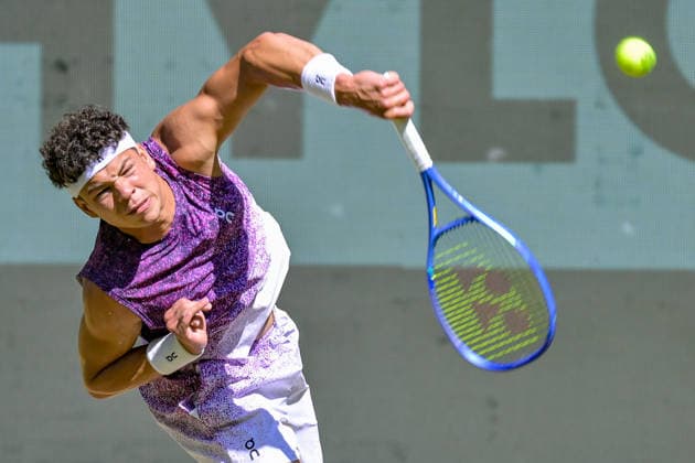 Ben Shelton USA 19.06.2026 ¢ Tennis ¢ TERRA WORTMANN OPEN ¢ ATP, Tennis Herren 500, heristo-arena-Halle (Westfalen), TERRA WORTMANN OPEN, NRW Germany