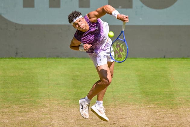 Ben Shelton USA 19.06.2026 ¢ Tennis ¢ TERRA WORTMANN OPEN ¢ ATP, Tennis Herren 500, heristo-arena-Halle (Westfalen), TERRA WORTMANN OPEN, NRW Germany
