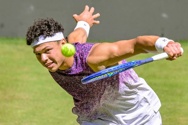 Ben Shelton USA 19.06.2026 ¢ Tennis ¢ TERRA WORTMANN OPEN ¢ ATP, Tennis Herren 500, heristo-arena-Halle (Westfalen), TERRA WORTMANN OPEN, NRW Germany