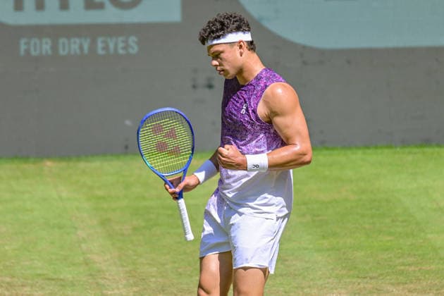 Ben Shelton USA 19.06.2026 ¢ Tennis ¢ TERRA WORTMANN OPEN ¢ ATP, Tennis Herren 500, heristo-arena-Halle (Westfalen), TERRA WORTMANN OPEN, NRW Germany