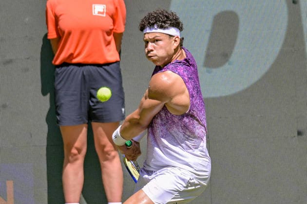 Ben Shelton USA 19.06.2026 ¢ Tennis ¢ TERRA WORTMANN OPEN ¢ ATP, Tennis Herren 500, heristo-arena-Halle (Westfalen), TERRA WORTMANN OPEN, NRW Germany