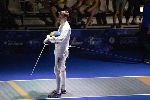 June 19, 2026, Antony, Hauts-De-Seine, France: Paris, France: Ukraine defeated Hungary in the quarterfinals of the team men s o po e event at the European Fencing Championships in Antony. Antony France - ZUMAp284 20260619_zip_p284_012 Copyright: xMickaelxPintax