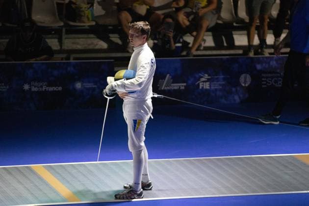 June 19, 2026, Antony, Hauts-De-Seine, France: Paris, France: Ukraine defeated Hungary in the quarterfinals of the team men s o po e event at the European Fencing Championships in Antony. Antony France - ZUMAp284 20260619_zip_p284_013 Copyright: xMickaelxPintax
