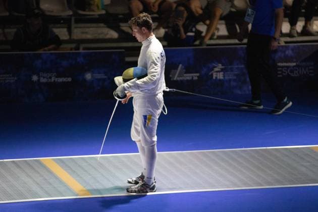 June 19, 2026, Antony, Hauts-De-Seine, France: Paris, France: Ukraine defeated Hungary in the quarterfinals of the team men s o po e event at the European Fencing Championships in Antony. Antony France - ZUMAp284 20260619_zip_p284_014 Copyright: xMickaelxPintax