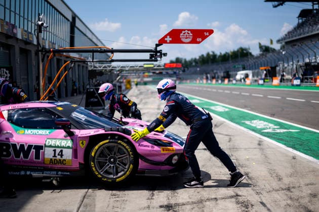 DTM, 5. + 6. Rennen DEKRA Lausitzring 2026 14 Ferrari 296 GT3 EVO, EMIL FREY RACING: Matteo Cairoli- picture by Gruppe C Photography Schipkau DEKRA Lausitzring Brandenburg Germany Copyright: xGruppexCxPhotographyx