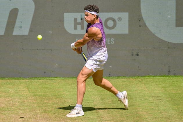 Ben Shelton USA 19.06.2026 ¢ Tennis ¢ TERRA WORTMANN OPEN ¢ ATP, Tennis Herren 500, heristo-arena-Halle (Westfalen), TERRA WORTMANN OPEN, NRW Germany