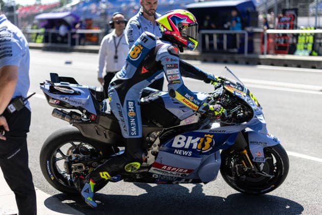 Foto IPP Enrico Schiavi Brno - Ostrova?ice 19-06-2025 MotoGP Gran Premio Motociclismo della Repubblica Ceca 2026 FP1 nella foto: Fermin Aldeguer - BK8 Gresini Racing MotoGP Brno - Ostrova?ice italy REPUBBLICA CECA ITALY  Copyright: xR4924_italyphotopressx