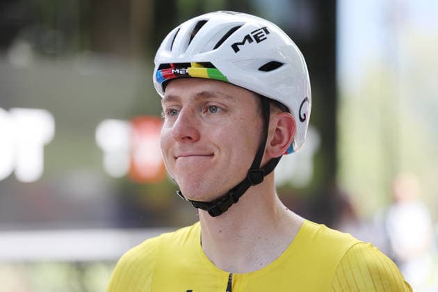 19.06.2026 Bad Ragaz , SCHWEIZ, Tour de Suisse 3.Etappe Bad Ragaz - Bad Ragaz Tadej Pogacar SLO Team UAE Emirates