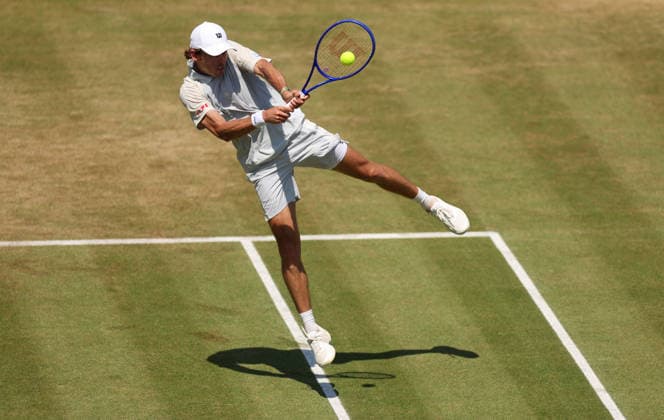 Alex de Minaur of Australia in action HSBC Queen s Club Championships, Day Fourteen, Tennis, Queen s Club, West Kensington, London, UK - 19 Jun 2026London Queen s Club United Kingdom  Copyright: xEllaxLing Shutterstockx 16929306q
