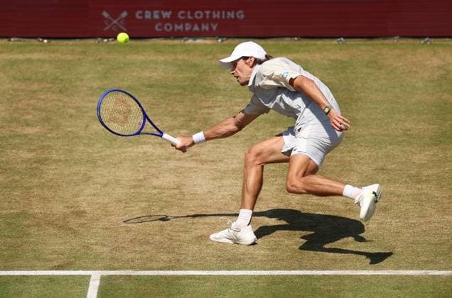 Alex de Minaur of Australia in action HSBC Queen s Club Championships, Day Fourteen, Tennis, Queen s Club, West Kensington, London, UK - 19 Jun 2026London Queen s Club United Kingdom  Copyright: xEllaxLing Shutterstockx 16929306j