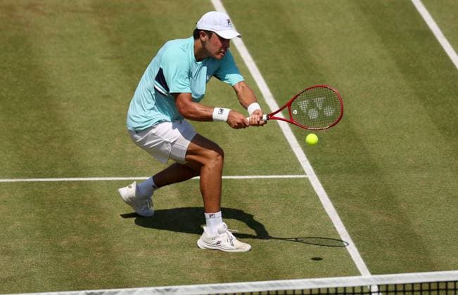 Brandon Nakashima of USA in action HSBC Queen s Club Championships, Day Fourteen, Tennis, Queen s Club, West Kensington, London, UK - 19 Jun 2026London Queen s Club United Kingdom  Copyright: xEllaxLing Shutterstockx 16929306ac