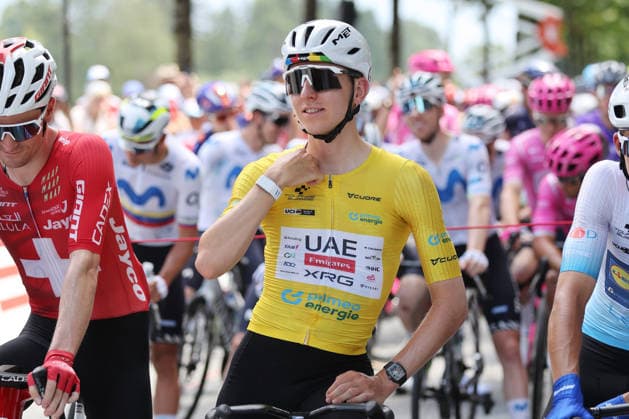 19.06.2026 Bad Ragaz , SCHWEIZ, Tour de Suisse 3.Etappe Bad Ragaz - Bad Ragaz Tadej Pogacar SLO Team UAE Emirates