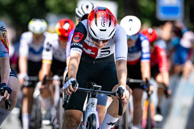 LIECHTI Jasmin: Tour de Suisse - Women 2026 - 3. Stage LIECHTI Jasmin ( SUI ) Swiss Cycling Querformat - quer - horizontal - Landscape - Event Veranstaltung: Tour de Suisse - 3. Stage - Elite Women - Category Kategorie: Cycling - Road cycling, Rad, Radsport, Strasse - Cycling Tour - Elite Women - WWT - Location Ort: Europe Switzerland - Start & Finish: Bad Ragaz - Discipline: Road Race ( RR ) - Cycling Tour - Distance: 120,8 km - Date Datum: 19.06.2026 Friday -