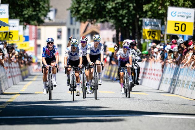 CALUORI Ginia: Tour de Suisse - Women 2026 - 3. Stage CALUORI Ginia ( SUI ) Swiss Cycling Querformat - quer - horizontal - Landscape - Event Veranstaltung: Tour de Suisse - 3. Stage - Elite Women - Category Kategorie: Cycling - Road cycling, Rad, Radsport, Strasse - Cycling Tour - Elite Women - WWT - Location Ort: Europe Switzerland - Start & Finish: Bad Ragaz - Discipline: Road Race ( RR ) - Cycling Tour - Distance: 120,8 km - Date Datum: 19.06.2026 Friday -