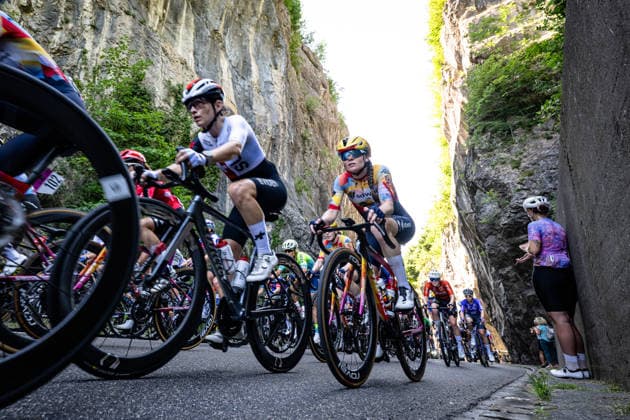 LACH Marta: Tour de Suisse - Women 2026 - 3. Stage LACH Marta ( POL ) Team SD Worx - Protime Querformat - quer - horizontal - Landscape - Event Veranstaltung: Tour de Suisse - 3. Stage - Elite Women - Category Kategorie: Cycling - Road cycling, Rad, Radsport, Strasse - Cycling Tour - Elite Women - WWT - Location Ort: Europe Switzerland - Start & Finish: Bad Ragaz - Discipline: Road Race ( RR ) - Cycling Tour - Distance: 120,8 km - Date Datum: 19.06.2026 Friday -