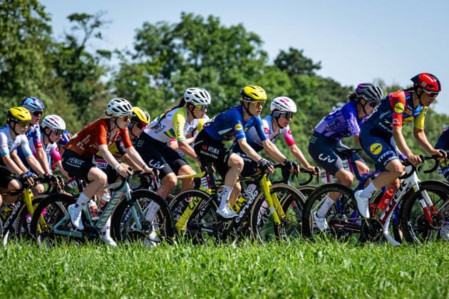 DE VRIES Femke: Tour de Suisse - Women 2026 - 3. Stage DE VRIES Femke ( NED ) Team Visma Lease a Bike Querformat - quer - horizontal - Landscape - Event Veranstaltung: Tour de Suisse - 3. Stage - Elite Women - Category Kategorie: Cycling - Road cycling, Rad, Radsport, Strasse - Cycling Tour - Elite Women - WWT - Location Ort: Europe Switzerland - Start & Finish: Bad Ragaz - Discipline: Road Race ( RR ) - Cycling Tour - Distance: 120,8 km - Date Datum: 19.06.2026 Friday -