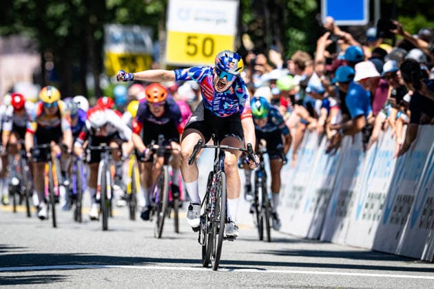 BÄCKSTEDT Zoe: Tour de Suisse - Women 2026 - 3. Stage BÄCKSTEDT Zoe ( GBR ) CANYON SRAM Querformat - quer - horizontal - Landscape - Event Veranstaltung: Tour de Suisse - 3. Stage - Elite Women - Category Kategorie: Cycling - Road cycling, Rad, Radsport, Strasse - Cycling Tour - Elite Women - WWT - Location Ort: Europe Switzerland - Start & Finish: Bad Ragaz - Discipline: Road Race ( RR ) - Cycling Tour - Distance: 120,8 km - Date Datum: 19.06.2026 Friday -