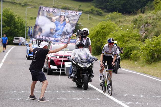 Italy s Lorenzo Mark Finn of Red Bull - Bora - Hansgrohe Rookies stage winner during Stage 6 of the Giro Next Generation from Velletri - Subiaco to Monte Livata Italy, June 19, 2026(Photo Fabio Ferrari LaPresse)  Copyright: xFabioxFerrarix LaPressex
