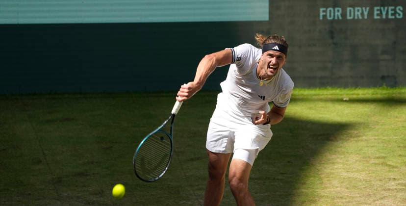 photo : Alexander ZVEREV (GER) Tennis-Turnier Terra Wortmann Cup im Gerry Weber Sportpark in Halle Westfalen - Viertelfinales - am Fr. 19.06.2026