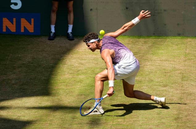 photo : Ben SHELTON (USA) Tennis-Turnier Terra Wortmann Cup im Gerry Weber Sportpark in Halle Westfalen - Viertelfinales - am Fr. 19.06.2026