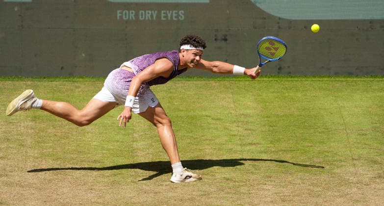photo : Ben SHELTON (USA) Tennis-Turnier Terra Wortmann Cup im Gerry Weber Sportpark in Halle Westfalen - Viertelfinales - am Fr. 19.06.2026