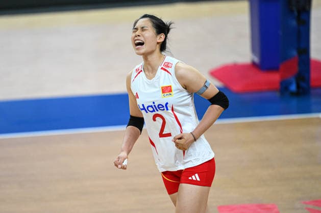 France v China - 2026 FIVB Volleyball Nations League ANKARA, TURKIYE - JUNE 19: Yushan Zhuang (2) of China celebrates after scoring a point during the 2026 FIVB Volleyball Nations League week 2 match between France and China at Ankara Sports Hall in Ankara, Turkiye on June 19, 2026. Akin Celiktas Anadolu Ankara Turkey. Editorial use only. Please get in touch for any other usage.  Copyright: x2026xAnadoluxAkinxCeliktasx
