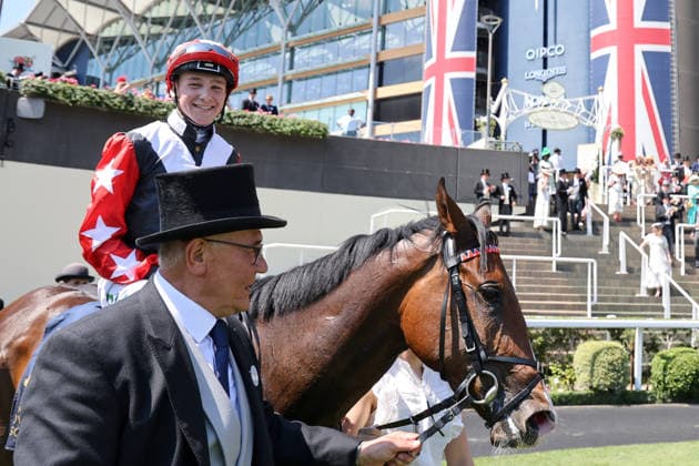 19.06.2026, Ascot, Windsor, GBR - Libertango with Billy Loughnane up after winning the Albany Stakes. Ascot racecourse. (Pferd, Jockey, Libertango, Loughnane, Sieg) 260619D511ROYAL_ASCOT.JPG *** June 19, 2026, Ascot, Windsor, GBR Libertango with Billy Loughnane in the saddle after winning the Albany Stakes at Ascot Racecourse Horse, Jockey, Libertango, Loughnane, Victory 260619D511ROYAL ASCOT JPG,detected_source_language