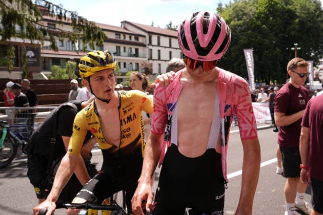 Belgium s Matisse Van Kerckhove of Team Visma Lease A Bike Development during Stage 6 of the Giro Next Gen 2026, from Velletri to Subiaco-Monte Livata, Italy, Friday, June 19, 2026.  Copyright: xMassimoxPaolone LaPressex