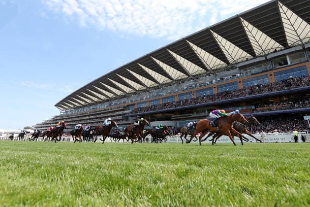 19.06.2026, Ascot, Windsor, GBR - Venetian Sun (farside) with Clifford Lee up wins the Commonwealth Cup. Ascot racecourse. (Pferd, Jockey, Venetian Sun, Lee, Sieg, Ziel, Zielankunft) 260619D522ROYAL_ASCOT.JPG *** June 19, 2026, Ascot, Windsor, UK