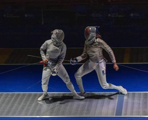 June 19, 2026, Antony, Hauts-De-Seine, France: Paris, France: France is facing Italy in semifinal of the Senior Team Women s Saber event at the 2026 Fencing European Championship, EM, Europameisterschaft Antony France - ZUMAp284 20260619_zip_p284_085 Copyright: xMickaelxPintax