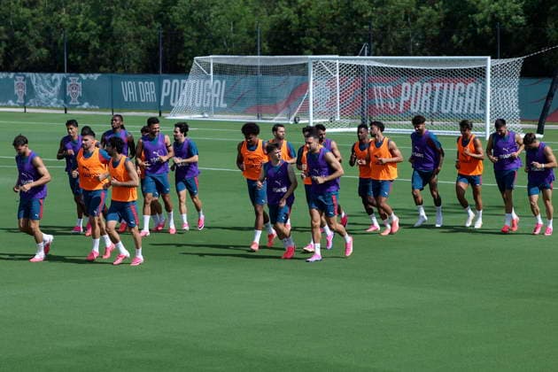 FIFA World Cup, WM, Weltmeisterschaft, Fussball 2026 - Portugal training session Portugal players attend a training session of the national team, Nationalteam within the scope of the FIFA World Cup 2026, in Palm Beach, Florida, USA, 19 June 2026. Palm Beach Florida United States  Copyright: xMIGUELxA.xLOPESx