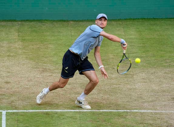 photo : Raphael COLLIGNON (BEL) Tennis-Turnier Terra Wortmann Cup im Gerry Weber Sportpark in Halle Westfalen - Viertelfinales - am Fr. 19.06.2026