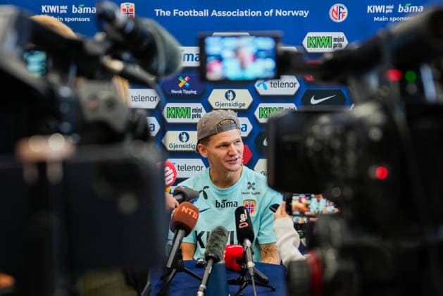 2026 World Cup in Greensboro, USA 20260619 Norways David Moller Wolfe during a press conference with the Norwegian mens national soccer team at the University of North Carolina at Greensboro (UNCG). Photo  Copyright: xFredrikxVarfjellx xNTBx