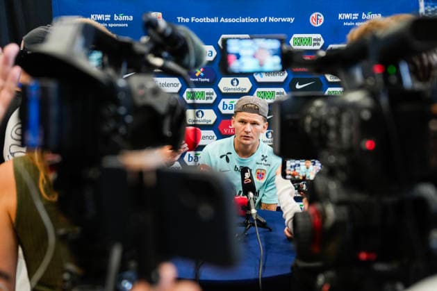 2026 World Cup in Greensboro, USA 20260619 Norways David Moller Wolfe during a press conference with the Norwegian mens national soccer team at the University of North Carolina at Greensboro (UNCG). Photo  Copyright: xFredrikxVarfjellx xNTBx
