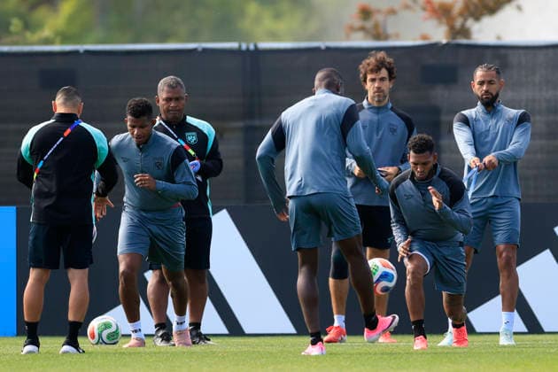Panama s players during the teams s training session at the Nottawasaga Soccer Complex in Toronto, Canada, 19 June 2026. Panama national soccer team training session in Toronto !ACHTUNG: NUR REDAKTIONELLE NUTZUNG!  Copyright: xBienvenidoxVelascox GRAF1519 20260619-55020648311_1
