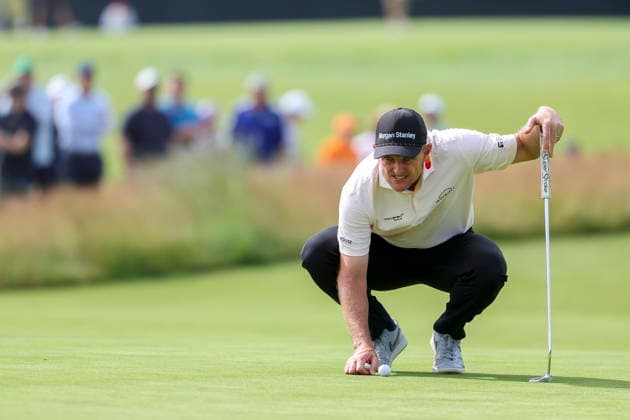 US Open Golf Championship - Round 2 Justin Rose of England prepares to putt during the second round of the 2026 US Open golf tournament at the Shinnecock Hills Golf Club in Southampton, New York, USA, 19 June 2026. SOUTHAMPTON NEW YORK UNITED STATES  Copyright: xSARAHxYENESELx