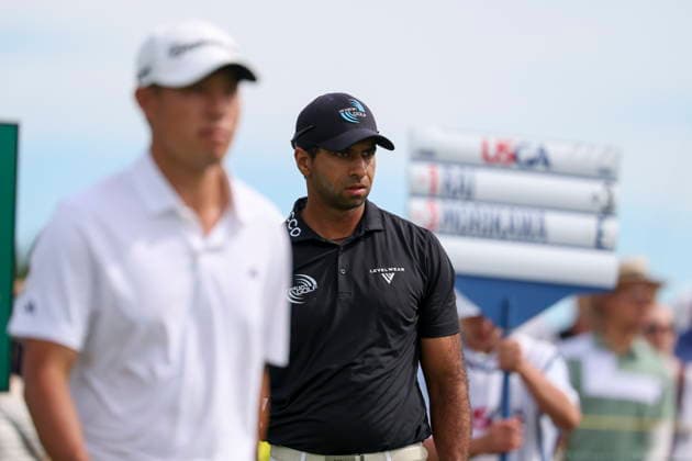 US Open Golf Championship - Round 2 Aaron Rai of England tees off during the second round of the 2026 US Open golf tournament at the Shinnecock Hills Golf Club in Southampton, New York, USA, 19 June 2026. SOUTHAMPTON NEW YORK UNITED STATES  Copyright: xSARAHxYENESELx