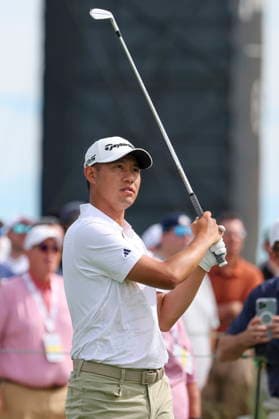 US Open Golf Championship - Round 2 Collin Morikawa of the US tees off during the second round of the 2026 US Open golf tournament at the Shinnecock Hills Golf Club in Southampton, New York, USA, 19 June 2026. SOUTHAMPTON NEW YORK UNITED STATES  Copyright: xSARAHxYENESELx