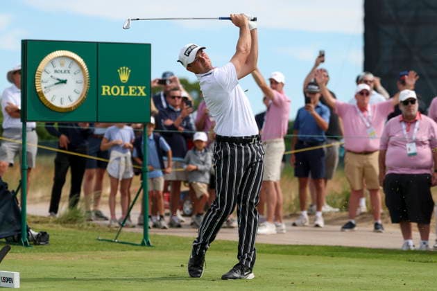 US Open Golf Championship - Round 2 Viktor Hovland of Norway tees off during the second round of the 2026 US Open golf tournament at the Shinnecock Hills Golf Club in Southampton, New York, USA, 19 June 2026. SOUTHAMPTON NEW YORK UNITED STATES  Copyright: xSARAHxYENESELx